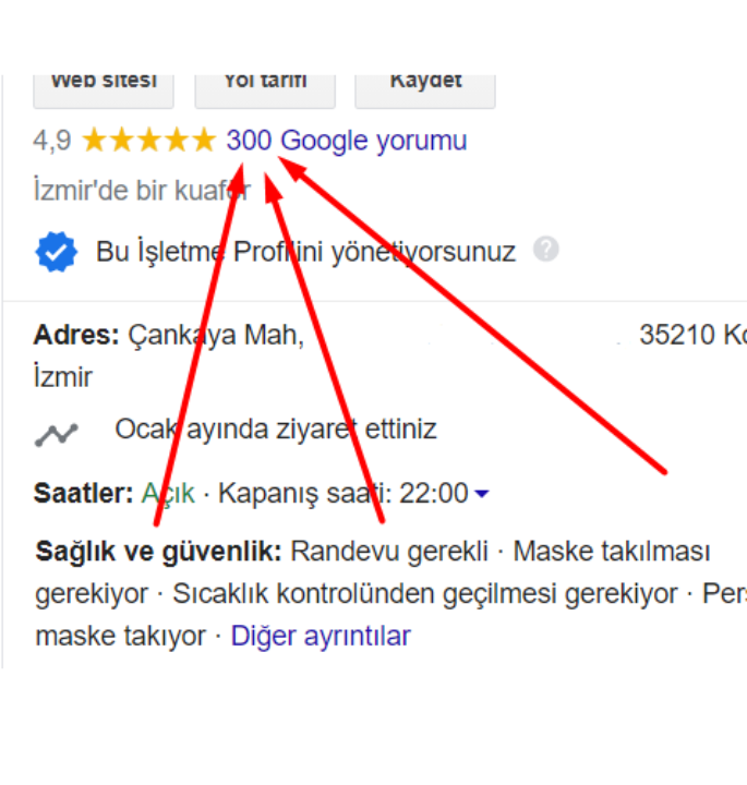 Google Maps İşletme Profili